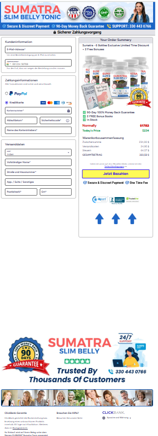 Sumatra Slim Belly Tonic order page